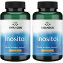 Swanson Inositol 650 Milligrammi 100 Capsule (2 Confezione)