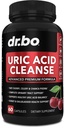 Supplemento di supporto per la pulizia dell'acido urico - Supplementi di erbe renali Pills con Chanca Piedra, Celery & Tart Cherry Extract Formula - Supporto misto, Uric Acid Flush & Kidney Cleanse Detox Purge Capsules