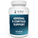 Dr. Berg Adrenal & Cortisol Capsule - Supplementi surrenali & Cortisol Manager - Mood, Focus, Relax e Supporto Stress - Integratori surrenali con Estratto di Ashwagandha - 60 Capsule
