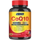 CoQ10 400mg SoftGels COQ10 - CQ10 Coenzyme Q10 Supplemento, Plus PQQ, Omega 3 e Vitamina E, per il cuore e l'energia cellulare, 120 Serve