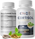 Supplementi Cortisol per le donne e gli uomini,Cortisol Manager con Magnesio, Ashwagandha,Rhodiola, L-teanina, livelli di Cortisol bilanciati per Mood,Focus,Zzz Support