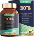 Totaria Biotin Hair Support for Women High Absorption – Supporta capelli sani, pelle & unghie 120 Count