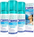 ANCIENT SECRETS Saline Nasal Spray - Respirare nuovamente ipertonico Seawater Nasal Spray, Allergy & Sinus Relief, Nasal Congestion Moisturizer, 3.38 Fl Oz (Pack of 3)