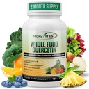 MoxyVites Quercetin con Bromelain 500mg Supplemento - Bioactive Phytosome Complex, Pure Organic Whole Food Seasonal Support, Antiossidante, 20X Absorption & Bioavailability-120 Caps