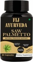 Estratto di palmetto di sega capsule per gli uomini e le donne 500mg 60 capsule di veg, crescita naturale dei capelli per gli uomini e le donne - (pacchetto di 1)