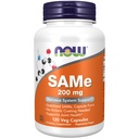 NOW Integratori alimentari, SAMe (S-Adenosyl-L-Metionina)200 mg, Supporto di sistema nervoso*, 120 capsule di Veg