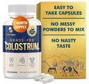 Colostrum Supplemento 2 mesi di alimentazione, erba Fed Bovine Colostrum, Colostrum capsule polvere