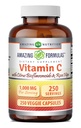 Incredibile formula vitamina C con Rose HIPS & Citrus Bioflavonoids | 1000 Mg per Serving Supplemento | 250 capsule vegetali | Non OGM | Gluten-Free | Made in USA