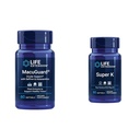 Integratore di salute dell'occhio di protezione della vita con Lutein, Meso-Zeaxanthin, Zafferano e Astaxantina - 60 conte e vitamina K eccellente K1 K2 MK-7 MK-4 Vitamina C - 90 Softgels