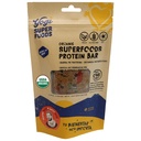 Yogi Super Foods Maca Protein Bars con Cacao per l'energia sana - Raw, Vegan, Gluten Free, Low Glycemic Superfood Snack Bar di cibo con proteine vegetali, cacao in polvere & Granola - 4 bar