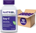 Natrol Easy-C Supporta la Salute Immune con Vitamina C e Bioflavonoidi, Bios Vegi Capsule, 500 mg, 120 Count (Pack of 12)