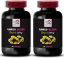 Ginkgo biloba antiossidante Vantaggi - Ginkgo BILOBA Extract - Capsule di erbe, Estratto di foglie naturali, Ginkgo biloba utilizza, Antiossidante-Rich Integratore di erbe, Supporto Botanico 2Bot 120Caps