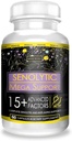 ACTIF Supporto senolitico con 15+ Fattori Avanzati – Non OGM, Fast-Acting, Made in USA, 60 Count