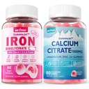 Citrato di calcio 1000 mg Gummie riempite + Bisglicinato di ferro 26mg