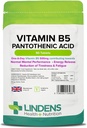 Lindens Vitamina B-5 B5 100 x 460mg compresse (acido pantotenico)
