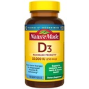 Vitamina D3 10000 IU (250 mcg) Massima resistenza, Integratore di vitamina D per il supporto sanitario Bone e Immune, 60 Softgels, alimentazione di 60 giorni