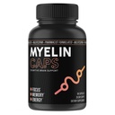 Myelin Caps, Integratore di salute del cervello, Integratore di messa a fuoco & salute del cervello con AlphaSize, Memoria e Funzione cognitiva Supporto, Senza glutine, Non OGM (90 capsule)