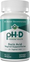 pH-D Feminine Health Support - 600 mg Suppositori di acido borico - Donna Owned - per uso di odori vaginali - 12 Conte