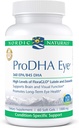 Nordic Naturals ProDHA Eye - Fish Oil, 360 mg EPA, 845 mg DHA, 20 mg FloraGLO Lutein, 4 mg Zeaxanthin, Supporto per la funzione neurologica e la salute dell'occhio a lungo termine*, 60 Gel Morbidi