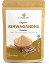 Polvere vegetale di radice di Ashwagandha di LuxuyLeaf, non OGM & Vegan-Friendly (polvere di Ashwagandha)