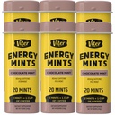 Viter Energy Caffeinaated Mints 40mg Caffeina, B Vitamine, Sugar Free. (Chocolate Mint, 20pcs, 6 Pack)
