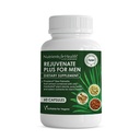 Rawleigh Rejuvenate Plus for Men: 60 Vegan Capsule | High-Potency 320mg Saw Palmetto | Pumpkin Seed, Pygeum Bark | Plant Sterols, Lycopene & Rosemary | Prostate Health Support Supplemento