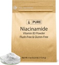 Ingredienti originali puro Niacinamide 4oz Flush-Free, senza glutine
