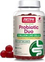 Jarrow Formulas® Probiotic Duo, 3 miliardi di cellule vive Supplemento per la salute immunitaria e il supporto digestivo, 60 Gummie Probiotico Sapore, 30 giorni di alimentazione