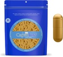 Capsuline Size 0 - Capsule Gelatini Svuoto Oro Colorato - 500 Conte - Capsule Pillole Gel Vuoti - Riempimento di Capsule Pillole Bovini Pure fai da te - Cappotti Vuoti - Certificato Kosher e Halal