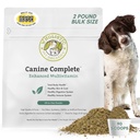Canina completa Wholistic Pet Organics Canine - Cane Multivitamin Polvere - 2 Lb - Vitamine e Integratori di Cane Giornalieri per alimenti fatti in casa - Sistema immunitario, Pelle, Cappotto & Salute complessiva - Piccola e Grande Razza
