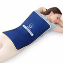 Pacchetto di ghiaccio riutilizzabile extra grande per lesioni (23"x15") | Grande pacchetto di ghiaccio per il sollievo del dolore posteriore, recupero della chirurgia post, pacchetto freddo flessibile per il dolore posteriore inferiore