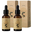 Olio di Beard 2-Pack - Avocado, Macadamia & Safflower Oil Blend per gli uomini | Ammorbidisce capelli grossolani, profondo idratante e trattamento della crescita | Formula di olio minerale