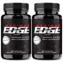 (2 Pack) Pillole Massime Bordo Uomo - Capsule Bordo Massime per Uomo, Formula Giornaliera Completa per il Benessere Complessivo e Prestazioni di Picco, Supplemento Dietetico Avanzato MaximumEdge, Recensioni (120 Capsule)