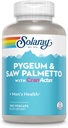 Solaray Pygeum e Saw Palmetto con supplemento di Cranactin, 180 Conte