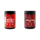 Six Star Elite Series 100% Whey Protein Plus Triple Chocolate 1.8lbs US & Creatine Powder Creatine X3 | Creatina HCl + Creatina Monoidrato Polvere