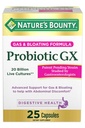 GX Probiotico di Bounty della natura, aiuta con gas occasionale e Bloating, integratore alimentare, salute digestiva, 25 capsule