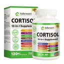 10-in-1 Cortisol Supplemento con Magnesio,Ashwagandha,Rhodiola Rosea,L Theanine,Equilibrio ormone per le donne 120 capsule vegane