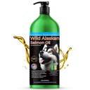 Islanda Pure Wild Alaskan Salmon olio per cani e gatti, Omega-3 Fish Oil, Supplemento liquido per gli animali, Supporta il sistema immunitario e la salute del cuore, 33oz