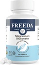 Freeda Magnesium Gluconate - Kosher Vegan Magnesium Supplemento per uomini e donne - Leg & Muscle Cramp and Spasm Relief - Natural Muscle Relaxer - Magnesio Vitamine e Supplementi (100 compresse)