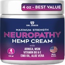 Dr. JOEL'S Neuropathy Cream - Crema di Rilievo Nerve massima resistenza per Piedi, Mani, Gambe- 4 OZ Large - Made in USA