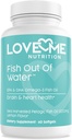 Fish Oil Omega 3 Supplemento – Burpless & Supports Heart Health (60 Serve) - EPA & DHA Omega-3 Grassty Acids cervello, occhio, pelle & Joint Health – Naturale, Fish Oil Capsules