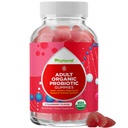 Gummies Probiotici Gut sano per gli adulti - Probiotici organici per Gut Health Upset Stomach Relief e Supporto Immune - Digestivo Salute Chewable Probiotic Gummies per le donne e gli uomini - 5 miliardi di CFU