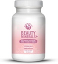Minerali di Bellezza - Biotina Multimineral potenziato per la crescita dei capelli, la resistenza alle unghie e l'elasticità della pelle - 19 Nutrienti - Capelli e Vitamine delle Unghie