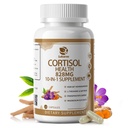 10-in-1 Cortisol Integratori con Magnesio, Ashwagandha, Camomilla, L-teanina, Phosphatidylserine, St. John's Wort, Astragalus, Vitamina C & D3, per Uomini Donne, 120 capsule vegane per 2 mesi, Non OGM