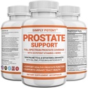 Integratori di prostata per gli uomini, Saw Palmetto Prostate Health Support w/ 33 Vitamine & Erbe - Beta Sitosterol Plus B6, Selenium & Zinc per una frequenza di urinazione sana & Flow & Proper Sleep (60 capsule)