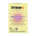 Vitron-C Iron Supplemento per le donne con vitamina C, per la produzione di globuli rossi & supporto immunitario, 60 conte