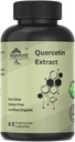 Estratto di Quercetina Capsule Non OGM,Gluten-Free, Supporti Vegetariani Totale Energia Di Resistenza alla Salute (60 capsule)