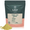 Polvere dell'estratto del seme del finocchio della valle - grande per cucinare, insalate e tè - 100% grezzo Fonte dall'India - Vegan & Gluten-Free - imballato in sacchetto recuperabile (8oz, 226g)