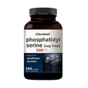 Ultra Forza Phosphatidylserine Supplement 500mg Per Serving, 240 capsule | Soy Free, derivato dalla lecitina di girasole – Supporta la salute cognitiva e la funzione del cervello – Non-OGM