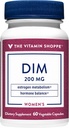 La vitamina Shoppe DIM con BioPerine - Supporta l'equilibrio dell'ormone e il metabolismo dell'estrogeno - 200 MG (60 capsule vegetariane)